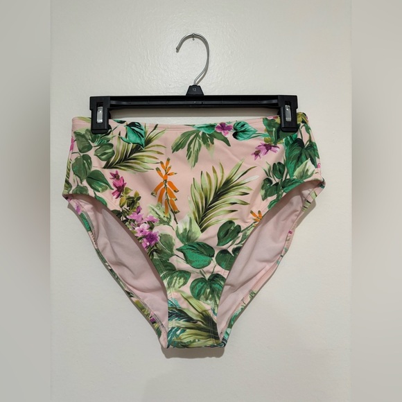 Kona Sol Orange Pink 2 piece swimsuit - Picture 5 of 7